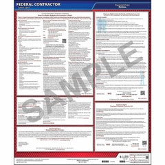 J. J. Keller Federal Contractor Applicant Information Poster - English