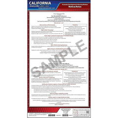 J. J. Keller California / Emeryville Fair Workweek Ordinance Poster - Laminated