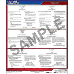 J. J. Keller California / Los Angeles City Contractor Living Wage & Retaliation Poster - Laminated