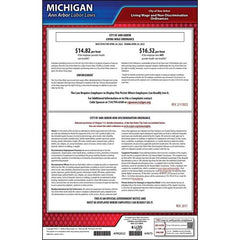 J. J. Keller Michigan / Ann Arbor Municipal Code Poster - Laminated