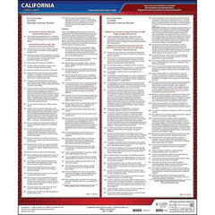 J. J. Keller CAL/OSHA Operating Rules for Industrial Trucks (GISO 3650) Poster - Laminated