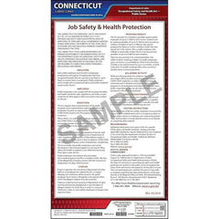 J. J. Keller Connecticut OSHA Poster - Laminated