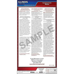 J. J. Keller Illinois Employee Classification Act of 2008 Poster - Laminated