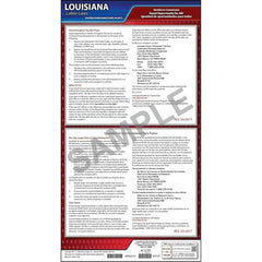J. J. Keller Louisiana EEO Poster - Laminated
