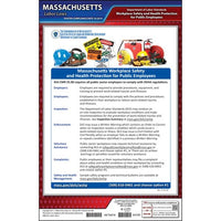 J.J. Keller Massachusetts Workplace Safety & Health for Public Employees Poster