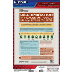 J. J. Keller Missouri Discrimination in Public Accommodations Poster - Laminated