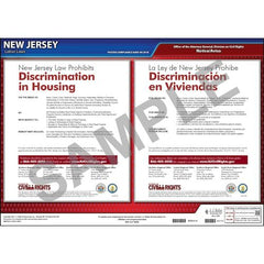 J. J. Keller New Jersey Discrimination in Housing Poster - Laminated