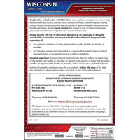 J.J. Keller Wisconsin Retaliation Protection for Health Care Workers Poster