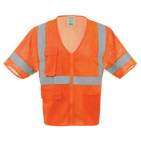 J. J. Keller® SAFEGEAR® Safety Vest Type R Class 3 - Zipper Closure