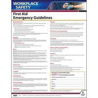 J.J. Keller First Aid Guidelines Instructional Chart