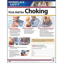 J. J. Keller First Aid Choke Saving Instructional Chart - English