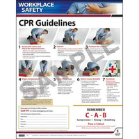 J.J. Keller CPR Guidelines Instructional Chart