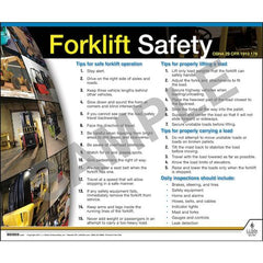 J. J. Keller Forklift Safety Instructional Chart