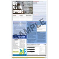 J.J. Keller Federal Safety Poster - Be OSHA Aware