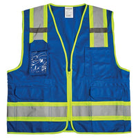 J. J. Keller SAFEGEAR Colored Safety Vest - Zipper Closure