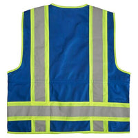 J. J. Keller SAFEGEAR Colored Safety Vest - Zipper Closure