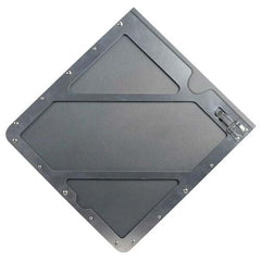 J. J. Keller Universal Aluminum Placard Holder with Back Plate - 11-7/8" W x 13-3/4" H x 3/16" D