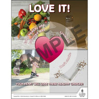 J.J. Keller Your Heart Will Love These Healthy Choices - Health & Wellness Awareness Poster