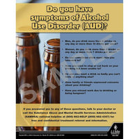 J.J. Keller Do You Have Symptoms of Alcohol Use Disorder - Transportation Safety Poster