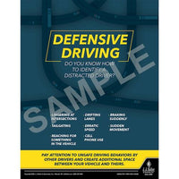 J.J. Keller Defensive Driving - Driver Awareness Safety Poster