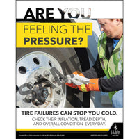 J.J. Keller Are You Feeling The Pressure - Motor Carrier Safety Poster