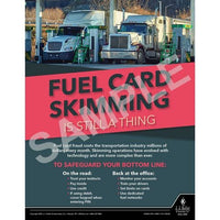 J.J. Keller Fuel Card Skimming Is Still A Thing - Motor Carrier Safety Poster