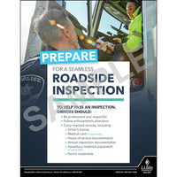 J.J. Keller Prepare For A Seamless Roadside Inspection - Transport Safety Risk Poster