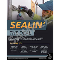 J.J. Keller Sealin' The Deal - Transport Safety Risk Poster