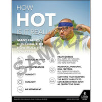 J.J. Keller How Hot Is It Really - Workplace Safety Training Poster