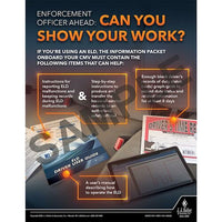 J.J. Keller Can You Show Your Work - Motor Carrier Safety Poster