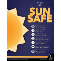 J.J. Keller Be Sun Safe - Health & Wellness Awareness Poster