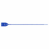 J. J. Keller Tug-Tight Plastic Seals - Stock, 15", Blue