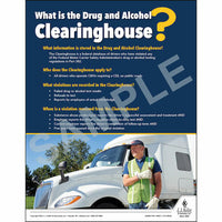 J.J. Keller What is the Drug and Alcohol Clearinghouse - Driver Awareness Safety Poster