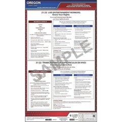 J. J. Keller Oregon Live Entertainment Workers: What Are My Rights? - Laminated