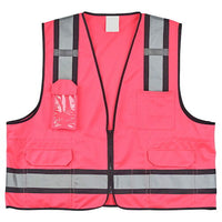 J. J. Keller SAFEGEAR Colored Safety Vest - Zipper Closure