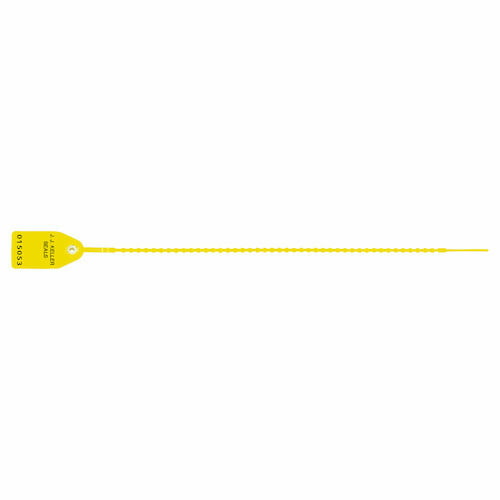 J. J. Keller Tug-Tight Plastic Seals - Stock, 15", Yellow