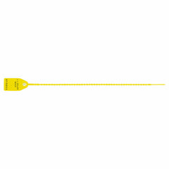 J. J. Keller Tug-Tight Plastic Seals - Stock, 15", Yellow
