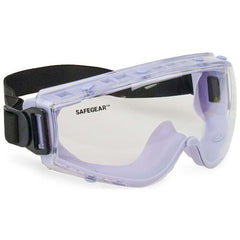J. J. Keller SAFEGEAR Adjustable Molded Safety Goggles - Clear Frame, Clear Lens