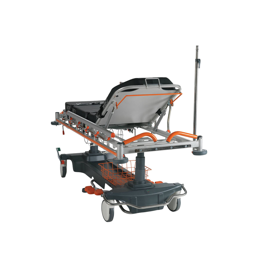Nitrocare GLIDE SD09 Hydraulic General Duty Transport Stretcher with Fifth Wheel Steering and Dual Brake Pedals