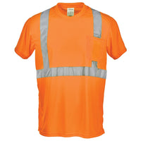 SAFEGEAR Hi-Vis T-Shirt With Pocket, Type R Class 2 and CSA Z96-15