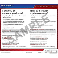J.J. Keller New Jersey Human Trafficking Poster - Laminated Poster