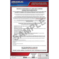 J.J. Keller Arkansas Human Trafficking Poster - Laminated Poster