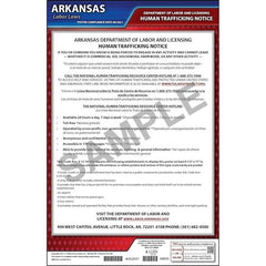 J. J. Keller Arkansas Human Trafficking Poster - Laminated