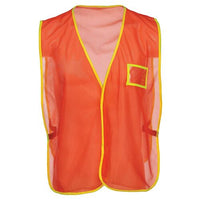 SAFEGEAR® Hi-Vis Universal Safety Vest – Hook & Loop, No Tape