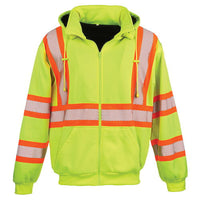 SAFEGEAR Hi-Vis Thermal-Lined Sweatshirt, Type R Class 3