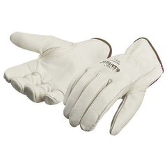 J. J. Keller SAFEGEAR Cowhide Leather Driver Gloves with Keystone Thumb