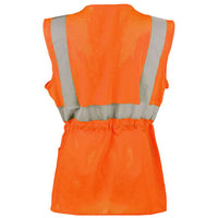 SAFEGEAR Women‚Äôs Fit Hi-Vis Type R Class 2 Safety Vest  Zipper Closure with Vertical Reflective Tape