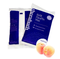 Therabath Refill Paraffin Wax, 24 x 1-lb Bags of Beads, Peach — for Paraffin Heat Therapy