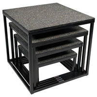 Power Systems Premium Power-Plyo Box Set (1 ea: 12", 18", 24", 30") — for Strength Training and Rehabilitation