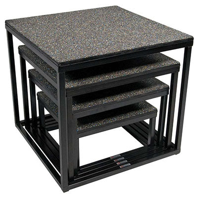 Power Systems Premium Power-Plyo Box Set (1 ea: 12", 18", 24", 30") — for Strength Training and Rehabilitation